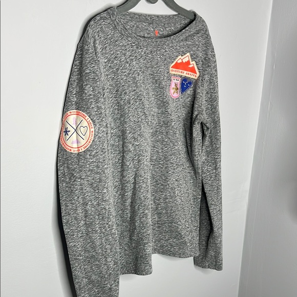 Crewcuts Lot of 3 Long Sleeve T Shirts Gray Red and Black Girls Size 10/11 (L) - Picture 14 of 16